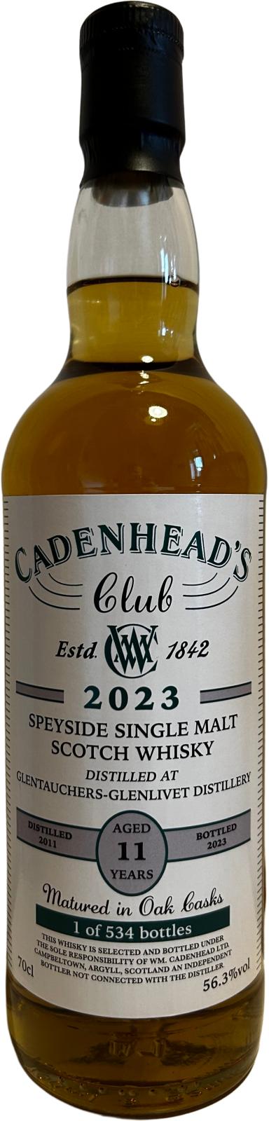 Cadenhead's Club 2023 Aged 11 Year Old Scotch Whisky | 700ML