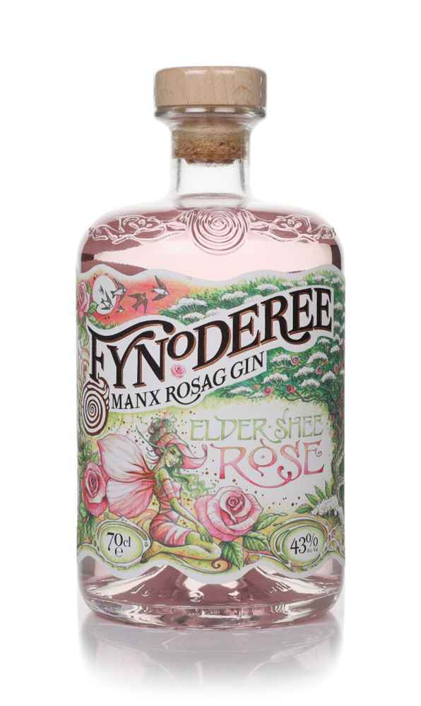 Fynoderee Manx Rosag Gin - Elder Shee Rose | 700ML at CaskCartel.com