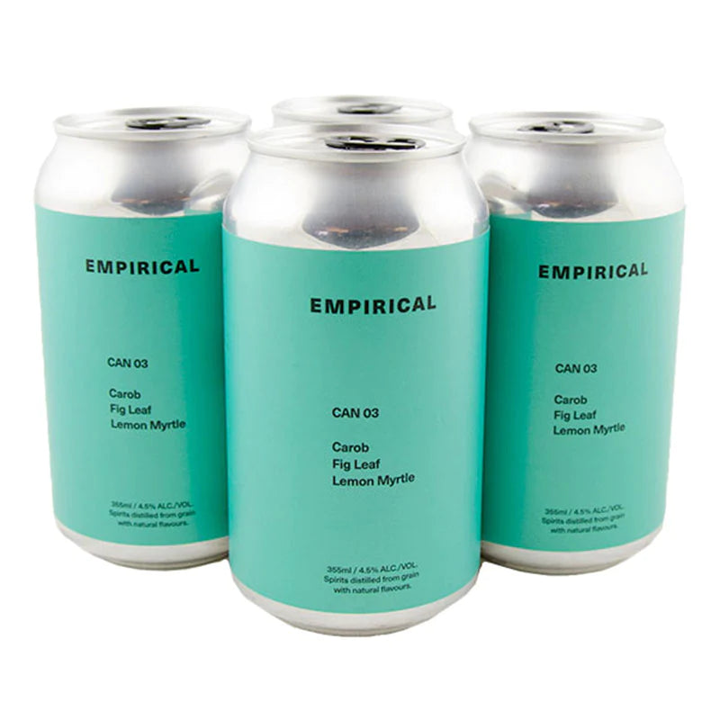 Empirical Spirits Green Can 03 Fig Leaf Lemon Myrtle | 4X335ML at CaskCartel.com