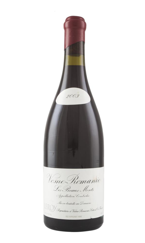 2003 | Domaine Leroy | Vosne Romanee Les Beaux Monts at CaskCartel.com