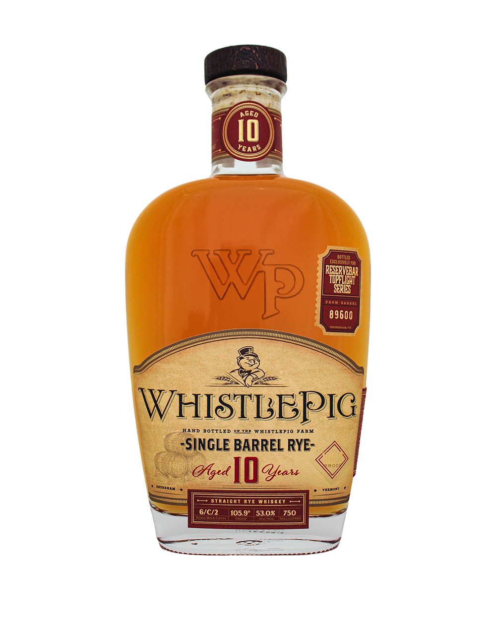 WhistlePig 10 Year Old Single Barrel Rye S1B51 Whiskey at CaskCartel.com