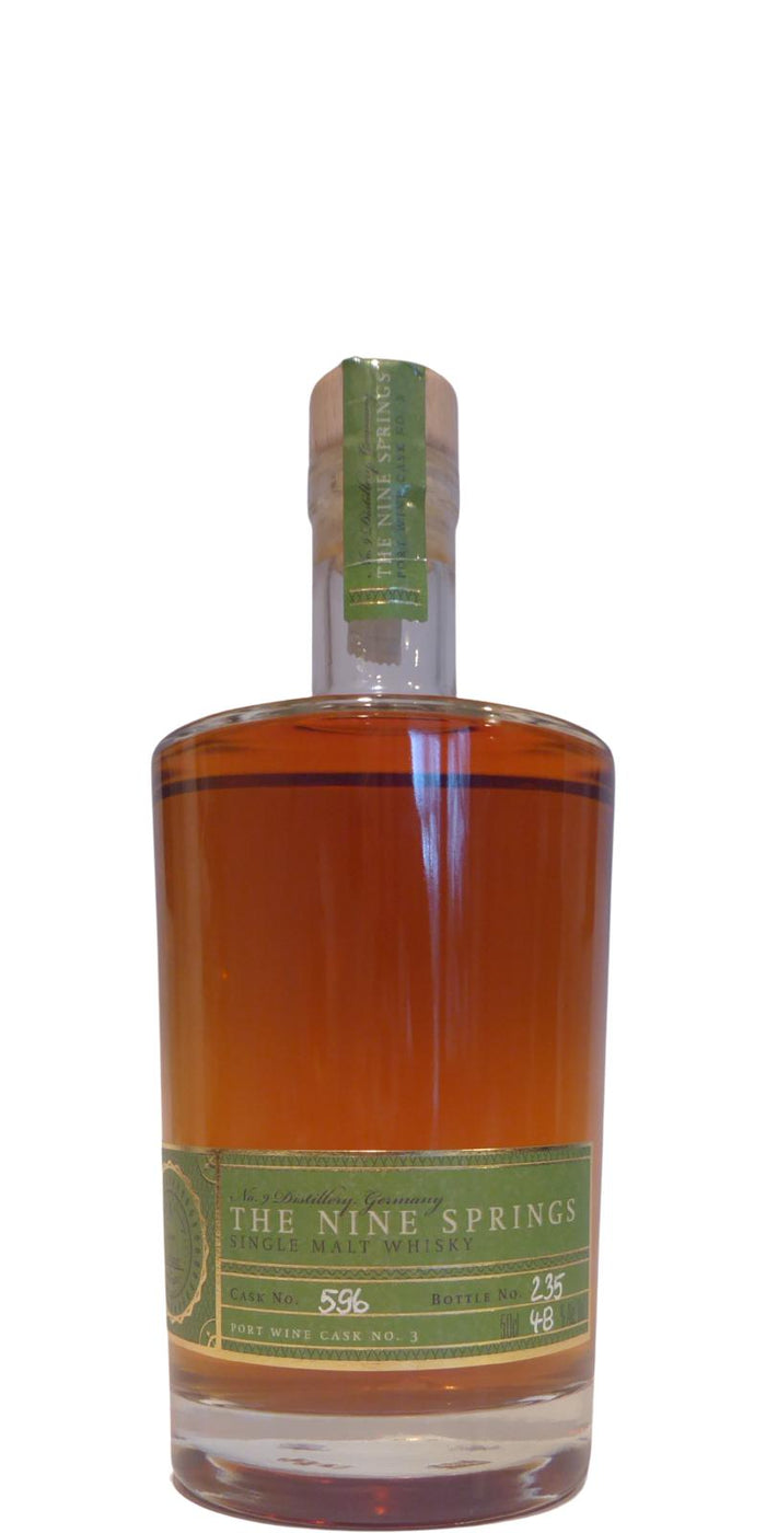 The Nine Springs Port Wine Cask No. 3 Single Cask Selection Single Malt Whisky | 500ML