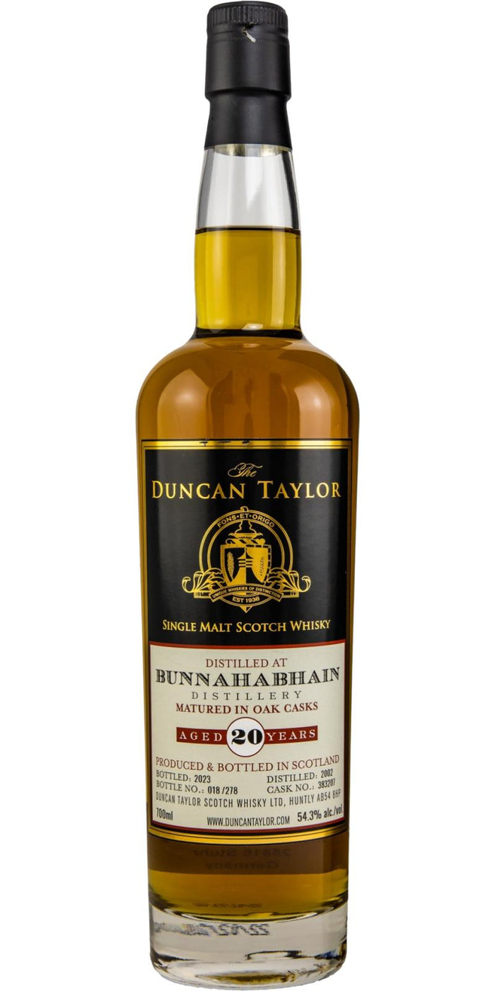 Bunnahabhain Duncan Taylor Single Cask #383207 2002 20 Year Old Whisky | 700ML