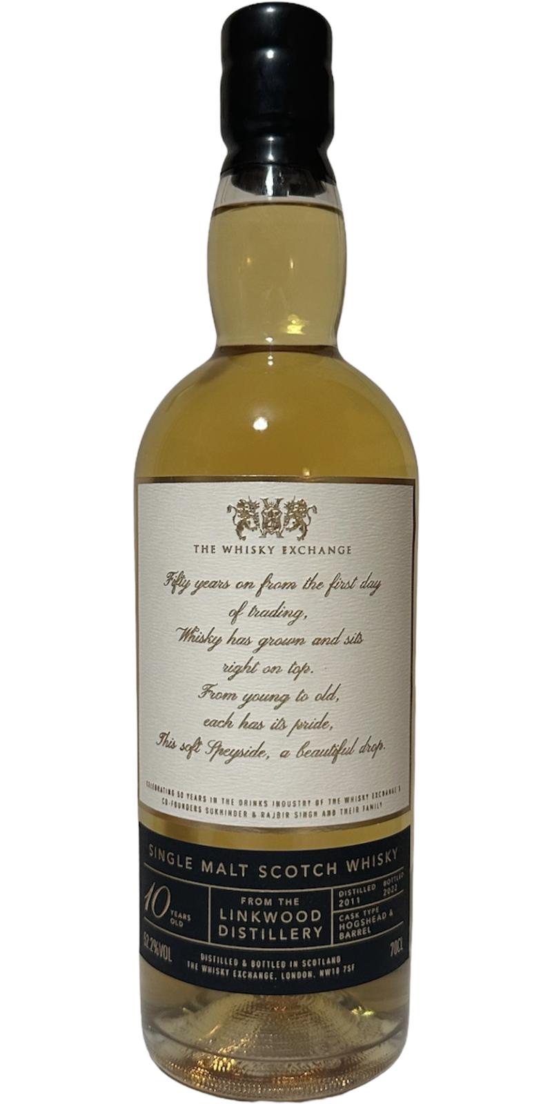 Linkwood 2011 TWEx The Decades 10 Year Old 2022 Release Single Malt Scotch Whisky | 700ML at CaskCartel.com