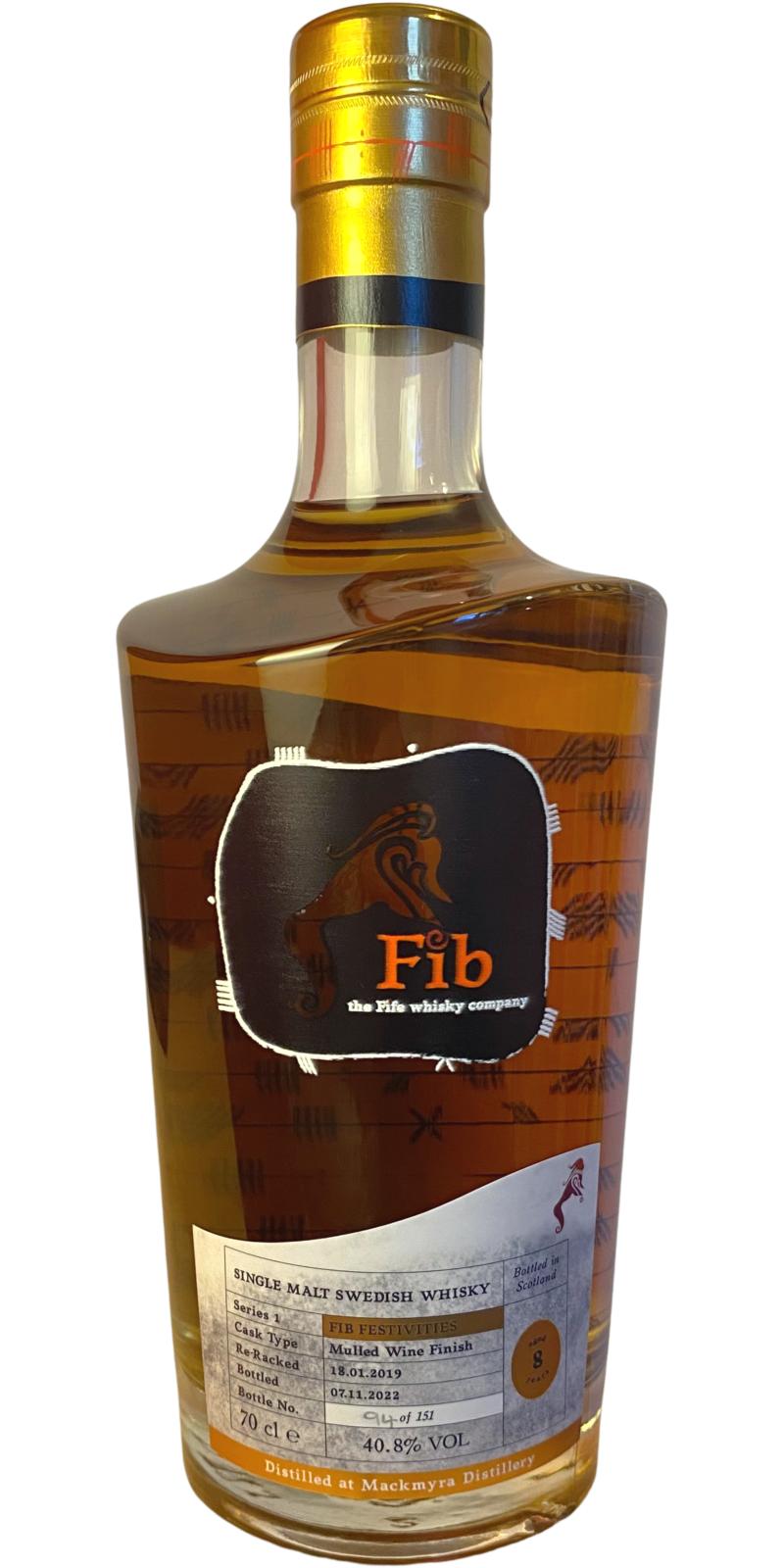 Mackmyra 08-Year-Old (Fib Whisky Ltd) Fib Festivities Series 1 - Mulled Wine Single Malt Whisky | 700ML at CaskCartel.com