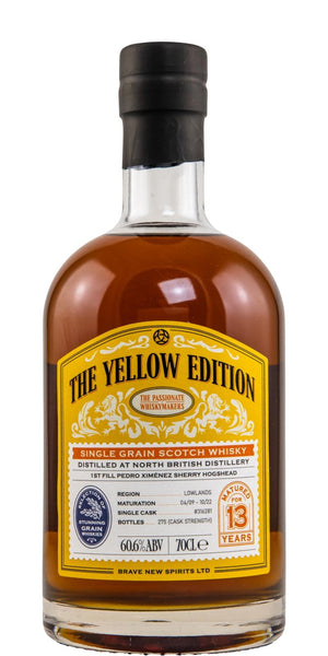 North British 2009 (Brave New Spirits) The Yellow Edition 13 Year Old 2022 Release (Cask #316281) Single Malt Scotch Whisky | 700ML at CaskCartel.com