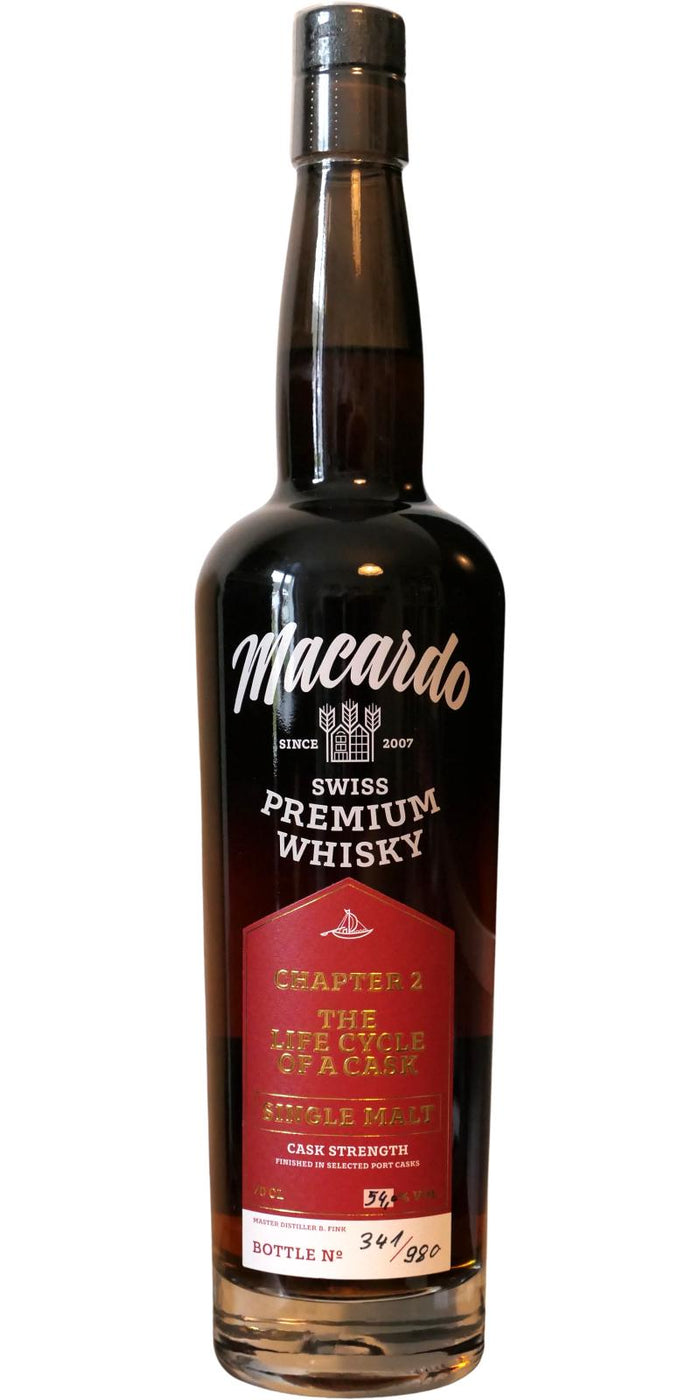 Macardo The Lifecycle of a Cask Chapter 2 2022 Release Swiss Premium Whisky | 700ML