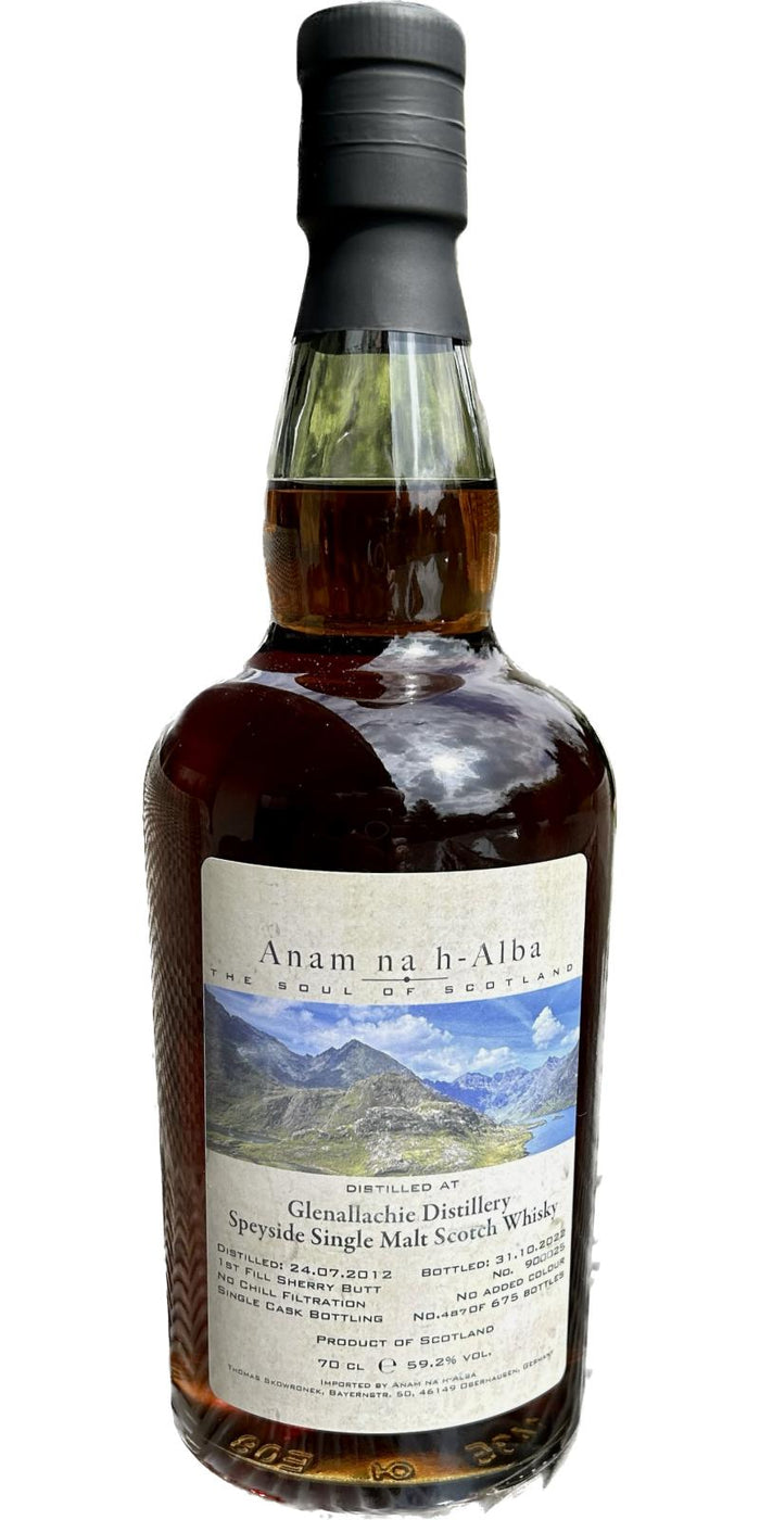 Glenallachie 2012 Anam na h-Alba The Soul of Scotland 10 Year Old Scotch Whisky | 700ML