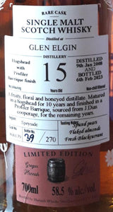 Glen Elgin 2008 (Lady of the Glen)  15 Year Old Scotch Whisky | 700ML at CaskCartel.com