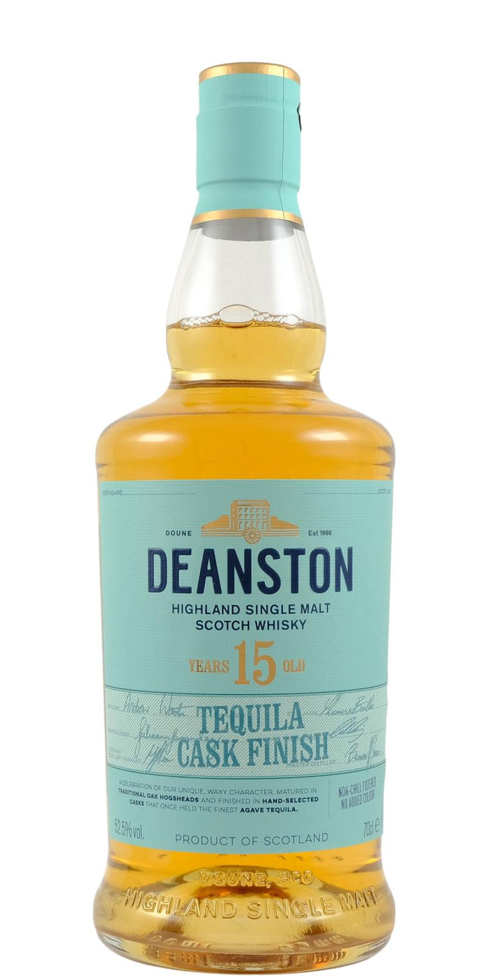 Deanston (15 Year Old ) Tequila Cask Finish Finished Highland Malt Limited Release Scotch Whisky