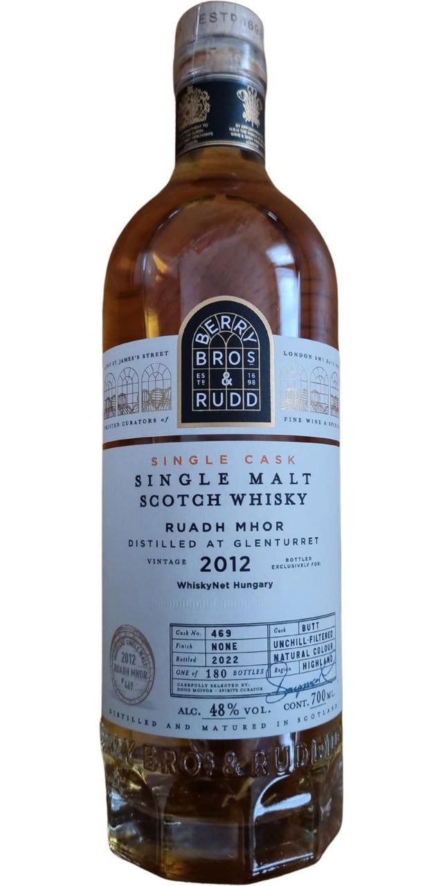 Ruadh Mhor 2012 (Berry Bros & Rudd) Single Cask (10 Year Old) Single Malt Scotch Whisky at CaskCartel.com