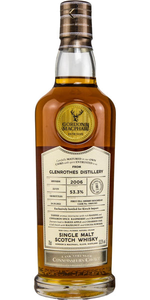 Glenrothes 2006 Gordon & MacPhail Connoisseurs Choice Cask Strength 16 Year Old Single Malt Scotch Whisky | 700ML at CaskCartel.com