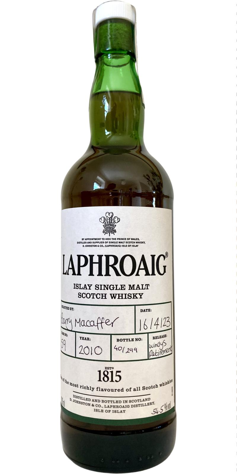 Laphroaig 2010 Single Cask Release Bottled 2023 Scotch Whisky | 700ML at CaskCartel.com