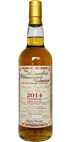 Glenallachie 2014 (Alambic Classique) Special Vintage Selection 8 Year Old 2022 Release (Cask #22101) Speyside Single Malt Scotch Whisky | 700ML at CaskCartel.com