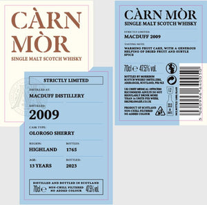 Macduff 2009 Carn Mor Strictly Limited Single Malt Scotch Whisky | 700ML at CaskCartel.com