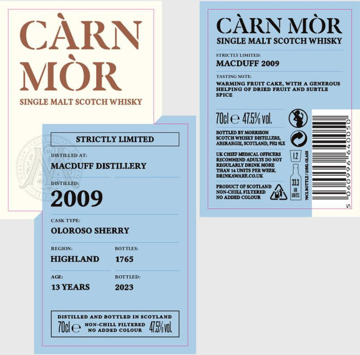 Macduff 2009 Carn Mor Strictly Limited Single Malt Scotch Whisky | 700ML