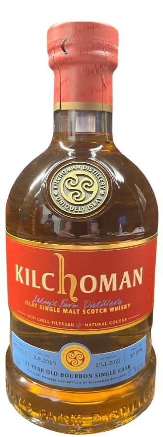 Kilchoman 2010 (11 Year Old) Bourbon Single Cask Scotch Whisky | 700ML