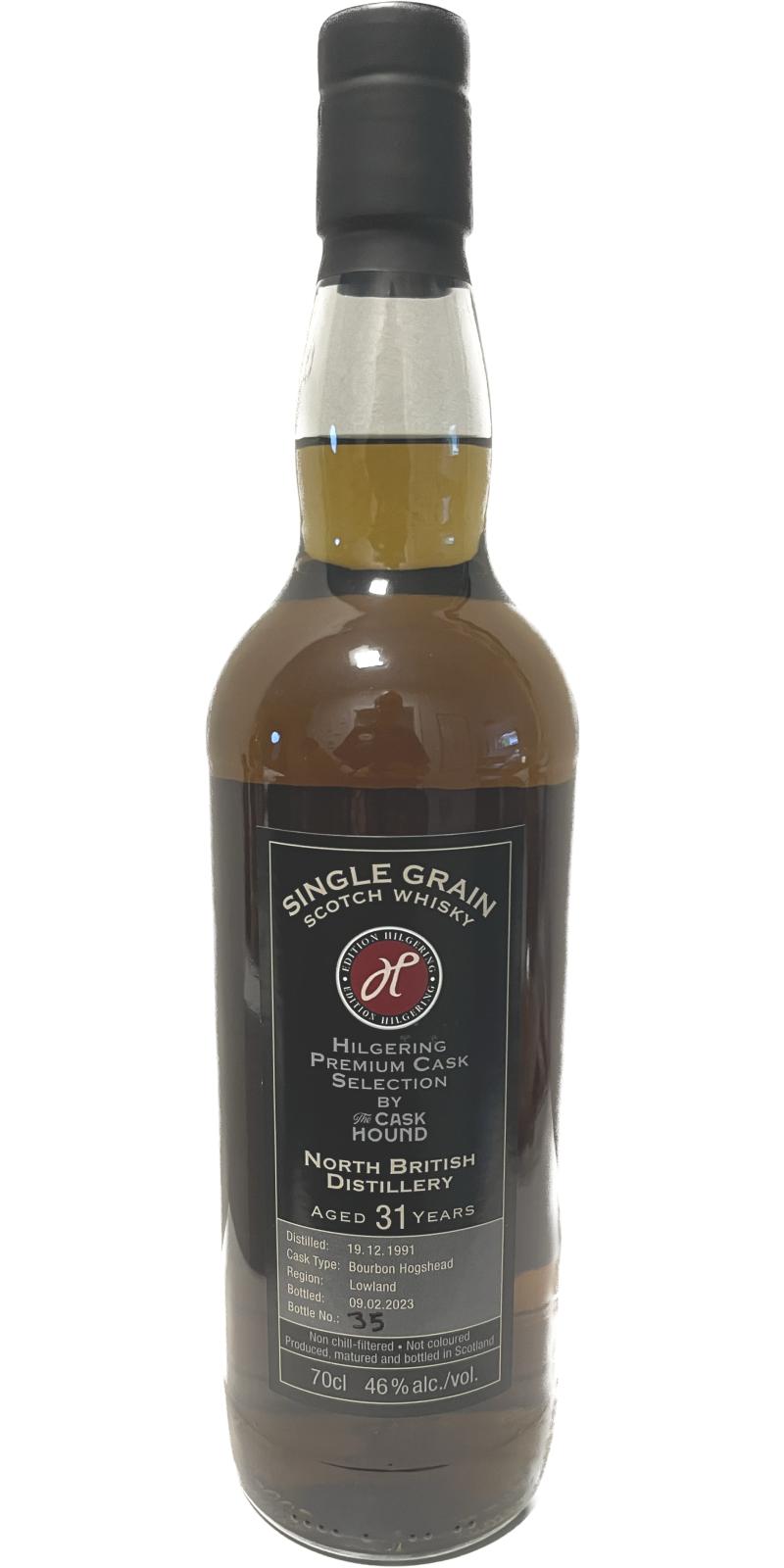 North British 1991 (The Caskhound) Hilgering Premium Cask Scotch Whisky | 700ML at CaskCartel.com