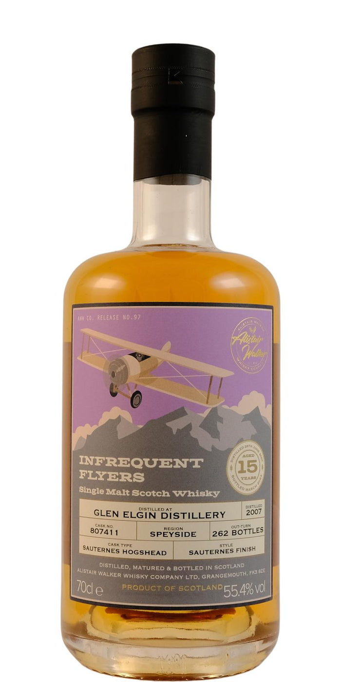 Glen Elgin 2007 (Alistair Walker Whisky Company) Infrequent Flyers Scotch Whisky | 700ML