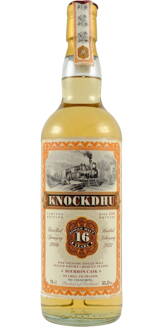 Knockdhu 2006 (Jack Wiebers Whisky World) Old Train Line (16 Year Old) Speside Single Malt Scotch Whisky | 700ML at CaskCartel.com