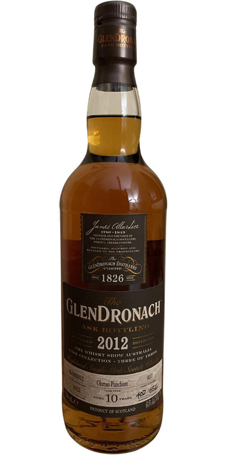 Glendronach 2012 Cask Bottling 10 Year Old 2022 Release (Cask #937) Single Malt Scotch Whisky | 700ML at CaskCartel.com