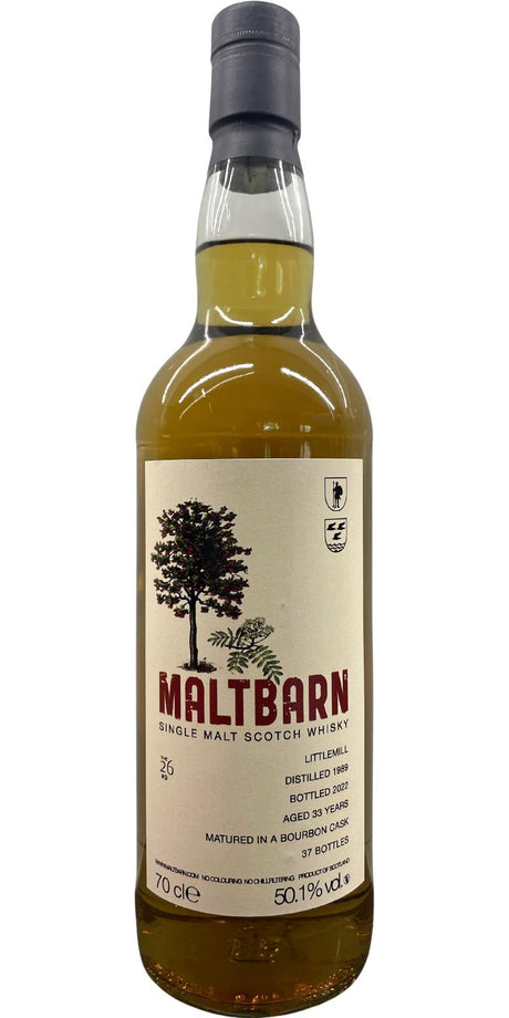 Littlemill 1989 MaltBarn 33 Year Old The 26 #9 Single Malt Scotch Whisky | 700ML at CaskCartel.com