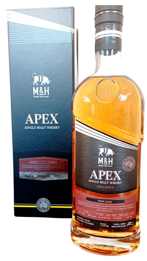 M&H 2018 - APEX Rum Cask 2022 Release (Batch 018) Single Malt Whisky | 700ML