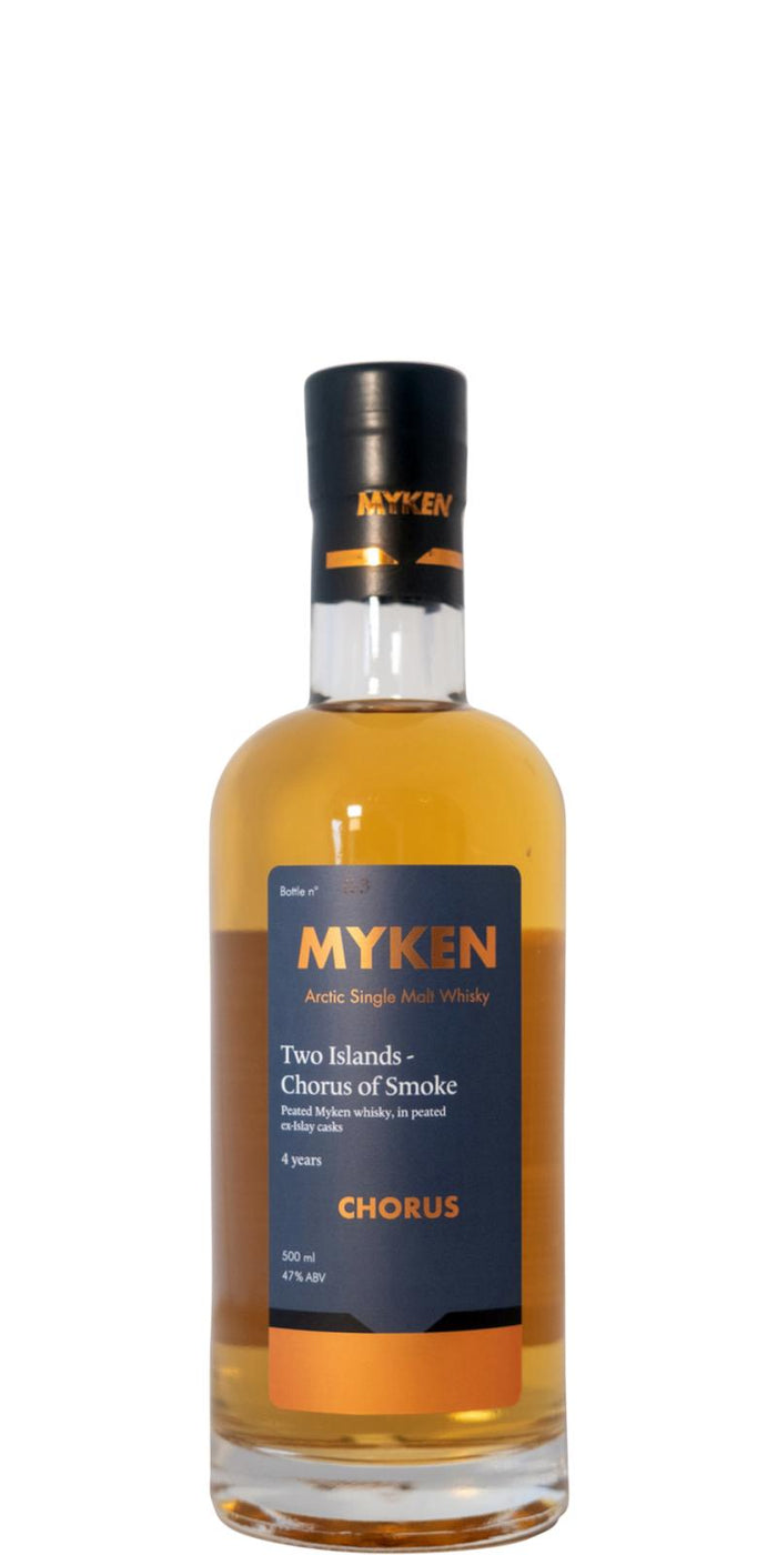 Myken Two Islands Chorus of Smoke Arctic Single Malt Whisky  | 500ML