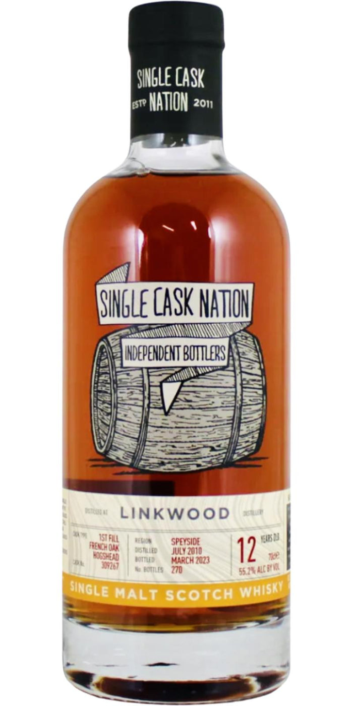 Linkwood 2010 (Jewish Whisky Company) 12 Year Old Single Cask Nation Scotch Whisky | 700ML