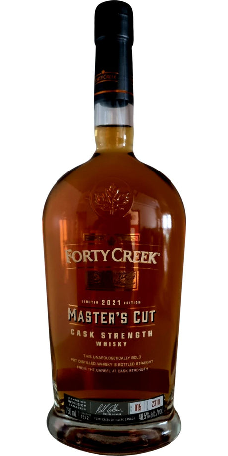 Forty Creek Master's Cut 5 Year Old 2021 Release Rye Whisky at CaskCartel.com