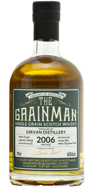 Girvan 2006 Meadowside Blending The Grainman 16 Year Old Single Grain Scotch Whisky | 700ML at CaskCartel.com
