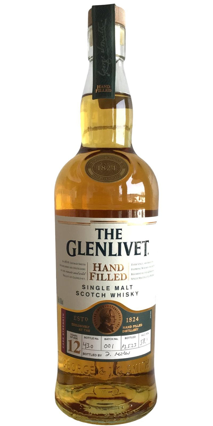 Glenlivet 12 Year Old Handfilled Single Malt Scotch Whisky | 700ML