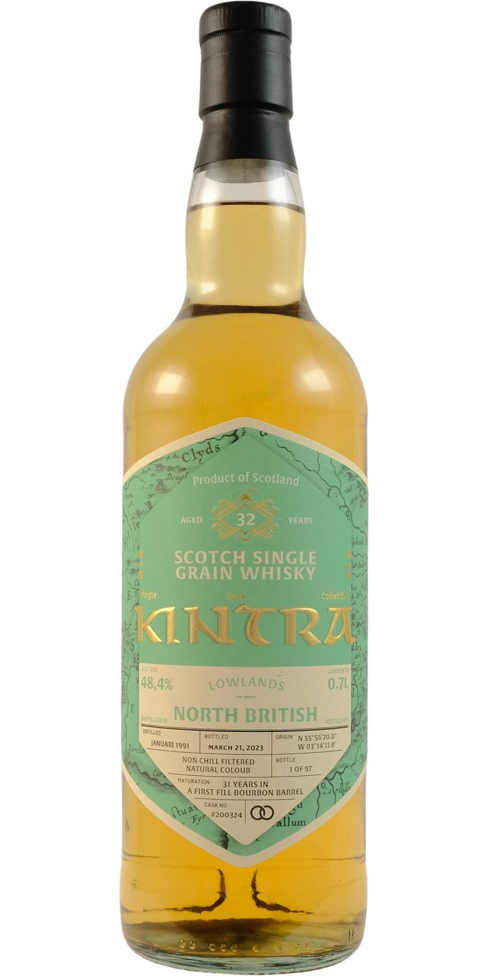 North British 1991 (Kintra) Single Cask Collection Scotch Whisky | 700ML