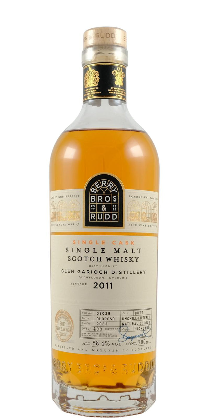 Glen Garioch 2011 (Berry Bros & Rudd) Single Cask Scotch Whisky | 700ML