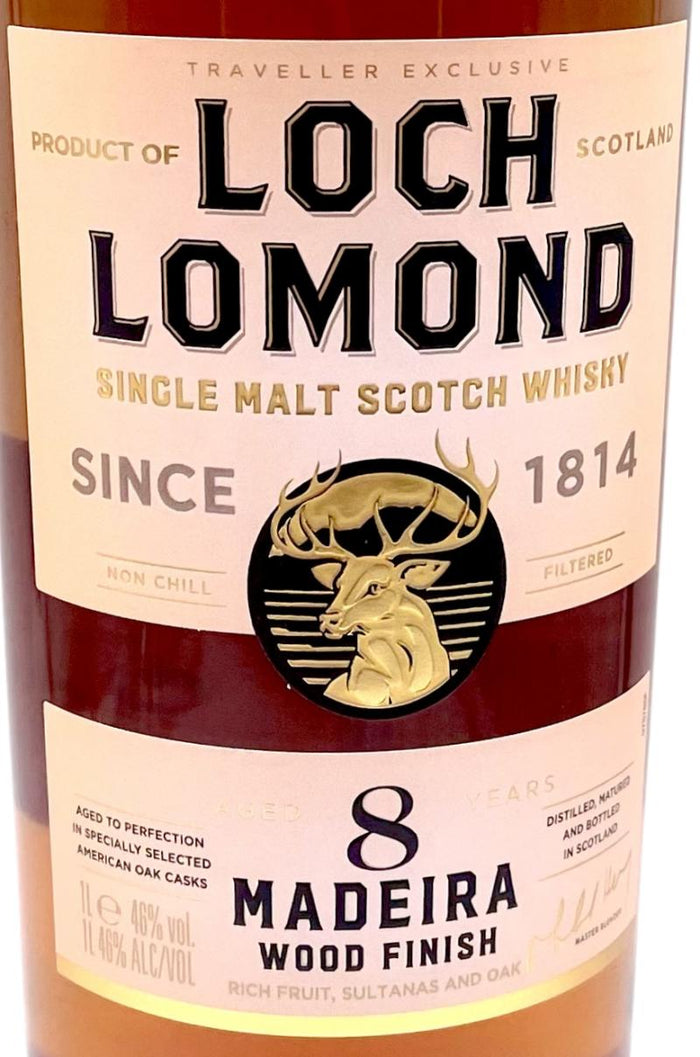 Loch Lomond 08 Madeira wood finish 8 Year Old 2022 Release Single Malt Scotch Whisky | 1L