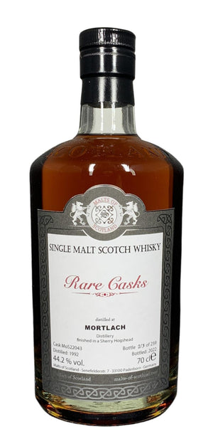 Mortlach 1992 Malts of Scotland Rare Casks Range Scotch Whisky | 700ML at CaskCartel.com