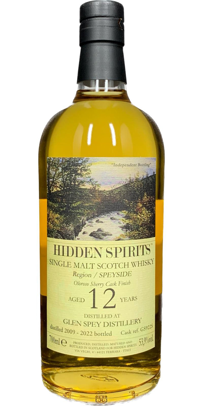 Glen Spey 2009 (Hidden Spirits) Highproof (12 Year Old) Single Malt Scotch Whisky | 700ML