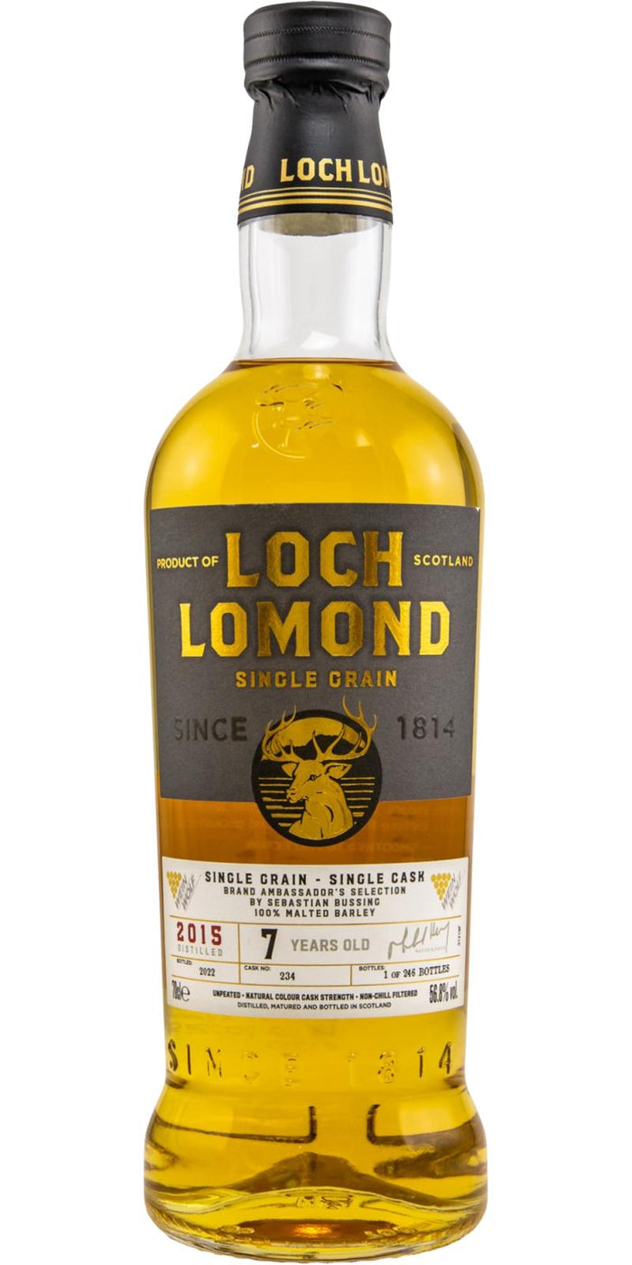 Loch Lomond 2015 Brand Ambassador's Selection 7 Year Old 2022 Release (Cask #234) Single Grain Whisky | 700ML