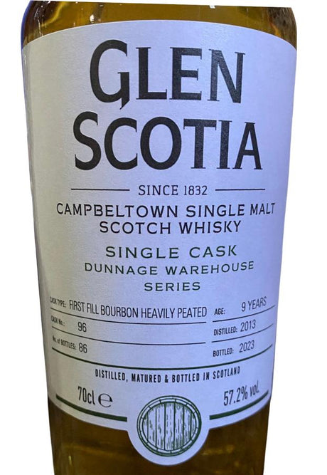 Glen Scotia 2013 Single Cask Dunnage Warehouse Series Scotch Whisky | 700ML at CaskCartel.com