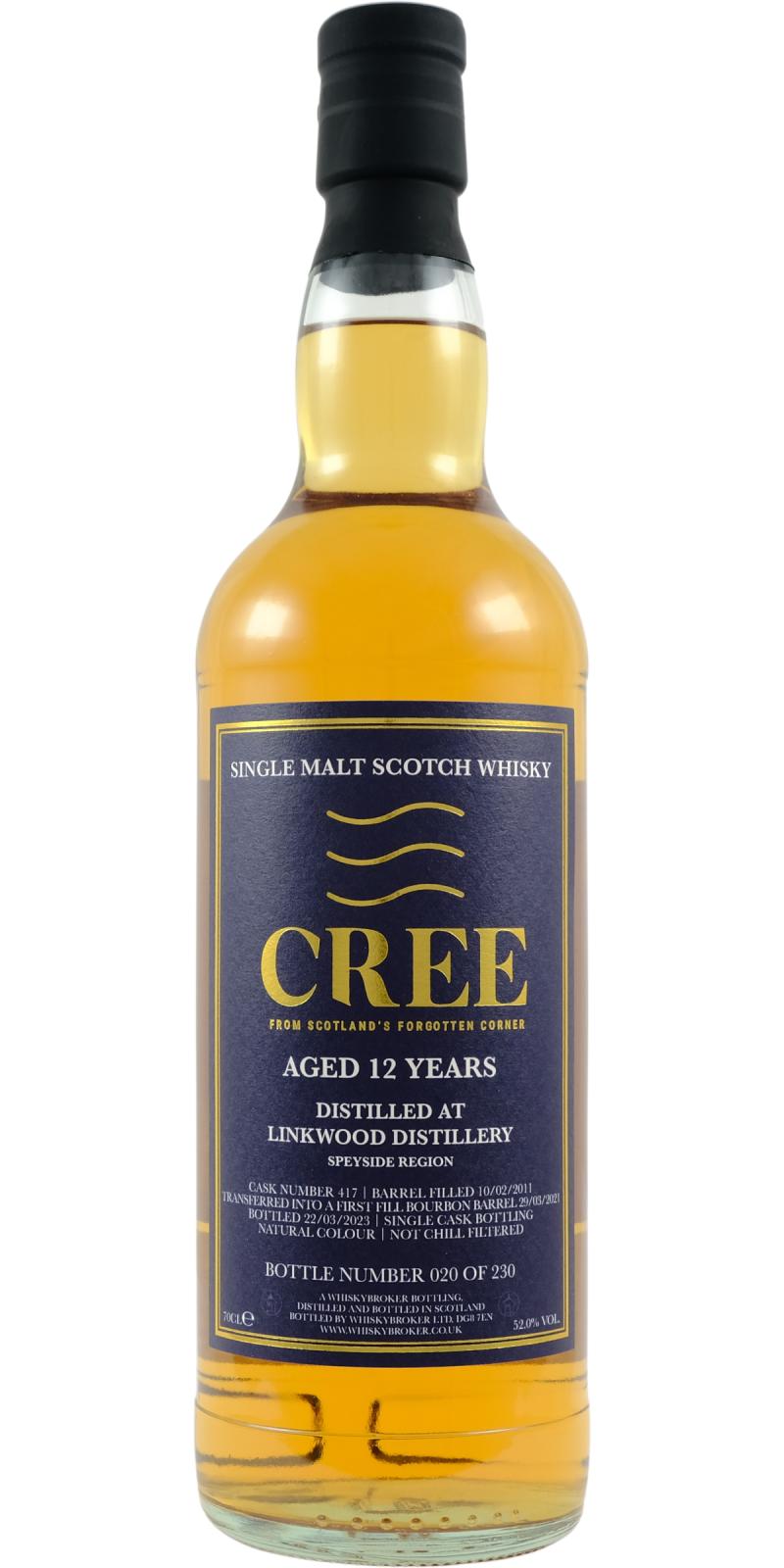 Linkwood 2011 Cree 12 Year Old Single Malt Scotch Whisky | 700ML at CaskCartel.com