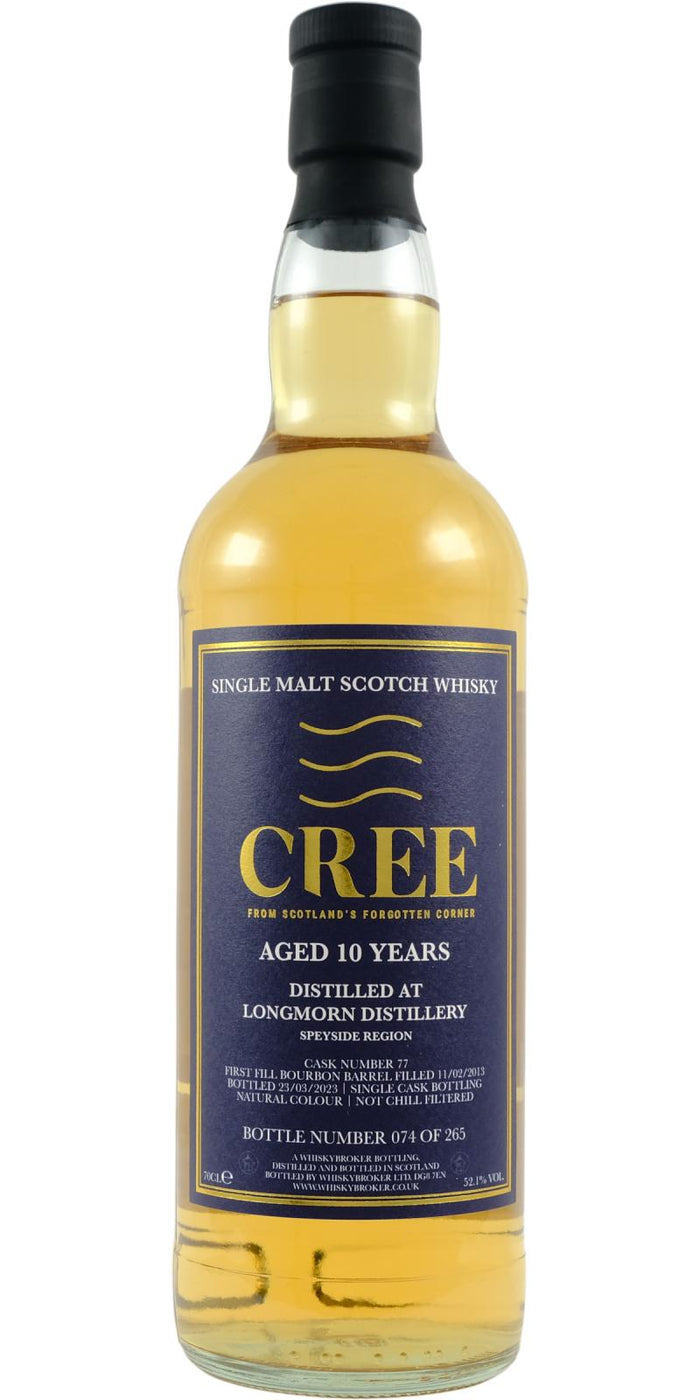 Longmorn 2013 Cree 10 Year Old Single Malt Scotch Whisky | 700ML