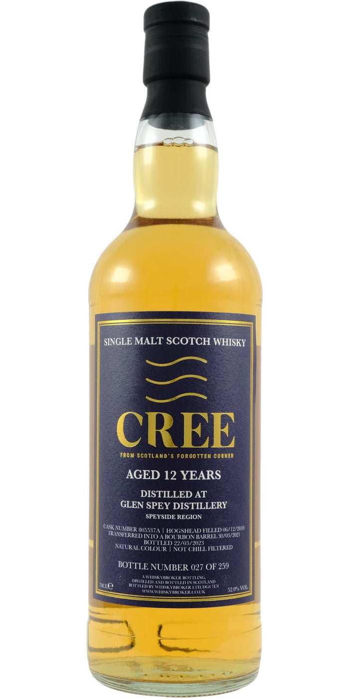 Glen Spey 2010 Cree 12 Year Old Scotch Whisky | 700ML