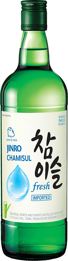 Jinro Chamisul Soju Fresh 17.2% Liqueur at CaskCartel.com