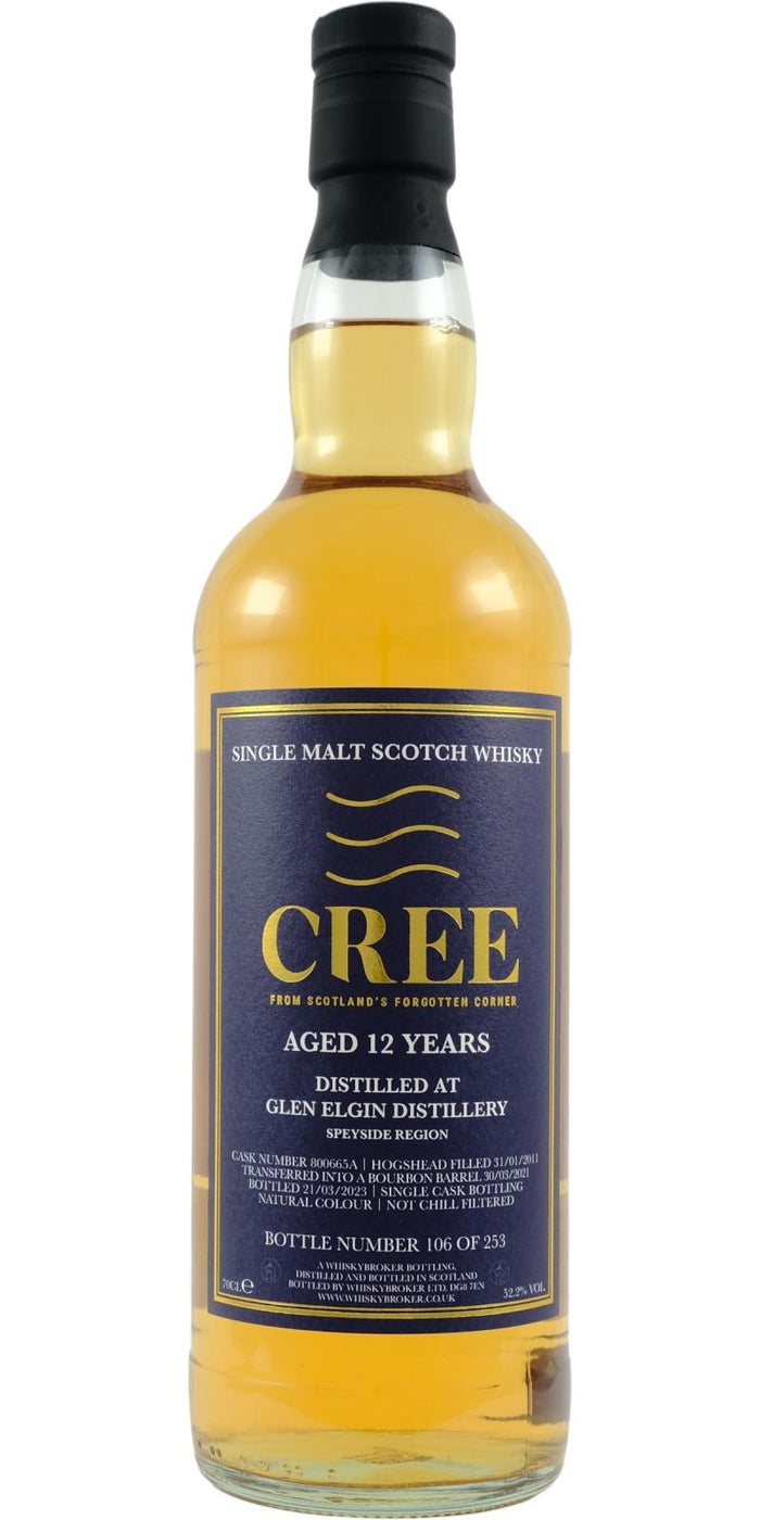 Glen Elgin 2011 Cree 12 Year Old Scotch Whisky | 700ML