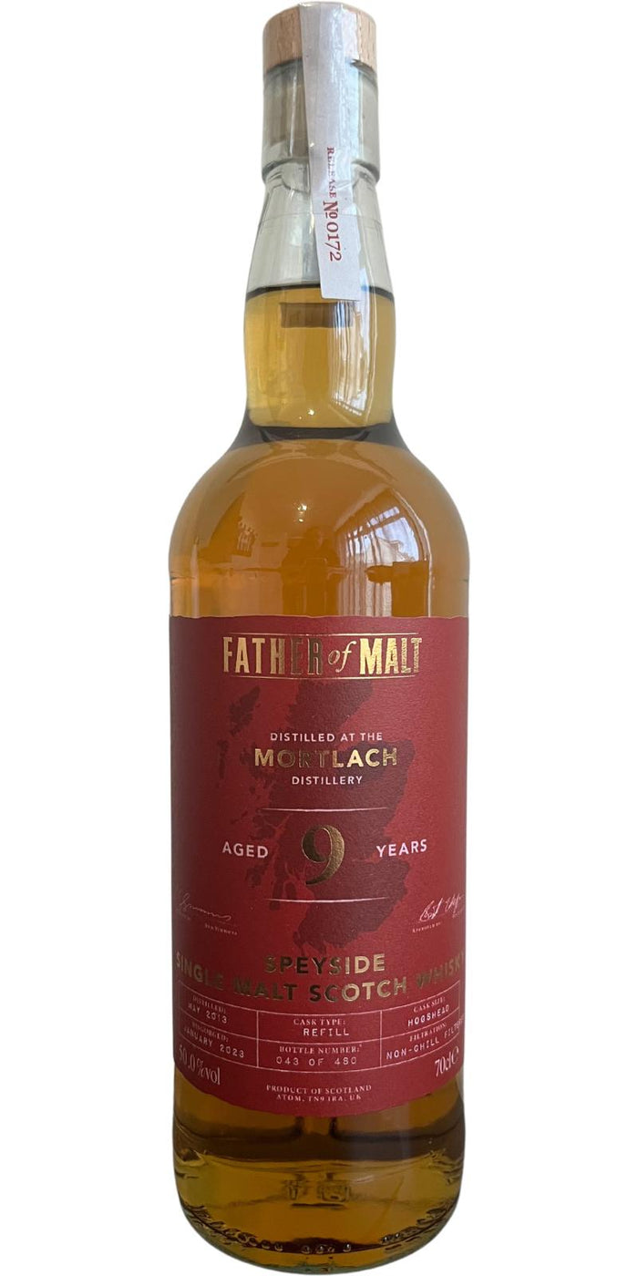 Mortlach 2013 (Father of Malt) 9 Year Old Scotch Whisky | 700ML
