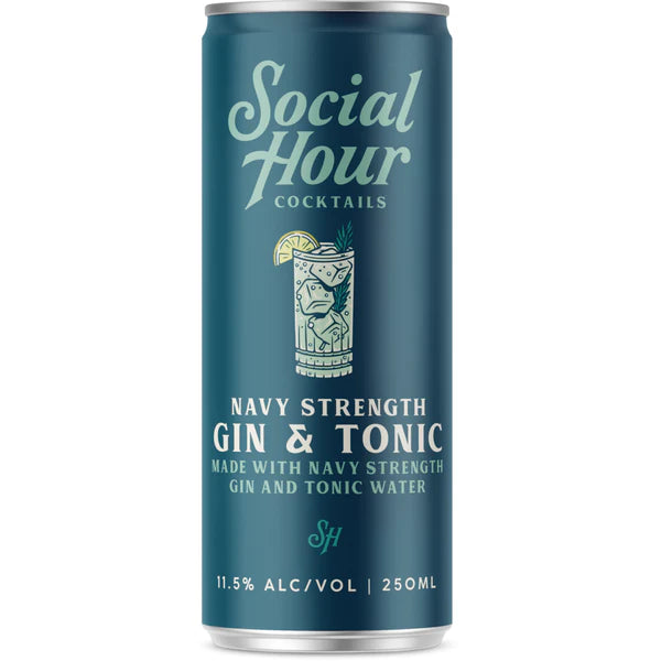 Social Hour Gin & Tonic | 4X250ML at CaskCartel.com