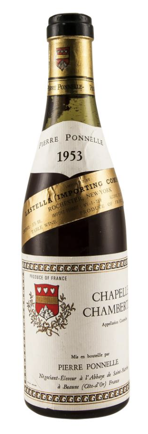 1953 | Pierre Ponnelle | Chapelle Chambertin (Half Bottle) at CaskCartel.com