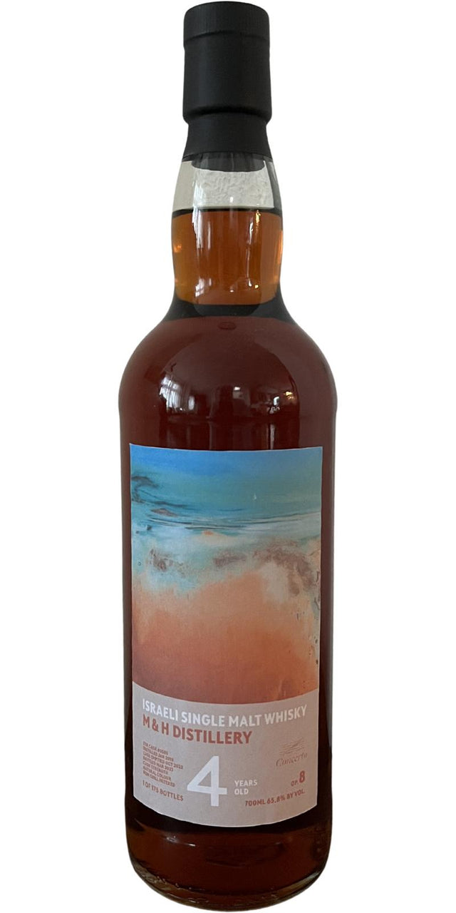 M&H (2018) 4 Year Old Israeli Single Malt Whisky | 700ML at CaskCartel.com