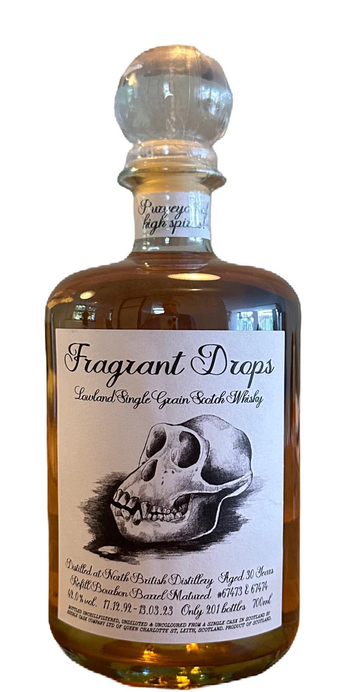 North British 1992 KCC Fragrant Drops Single Grain Scotch Whisky | 700ML