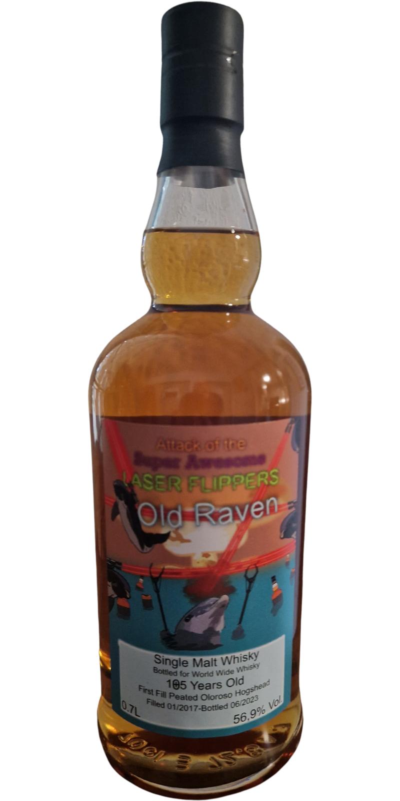 Old Raven 2017 Attack of The Super Awesome Laser Flippers Single Malt Whisky | 700ML at CaskCartel.com